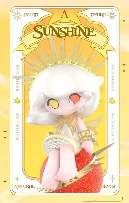 popmart泡泡玛特azura自然元素系列盲盒