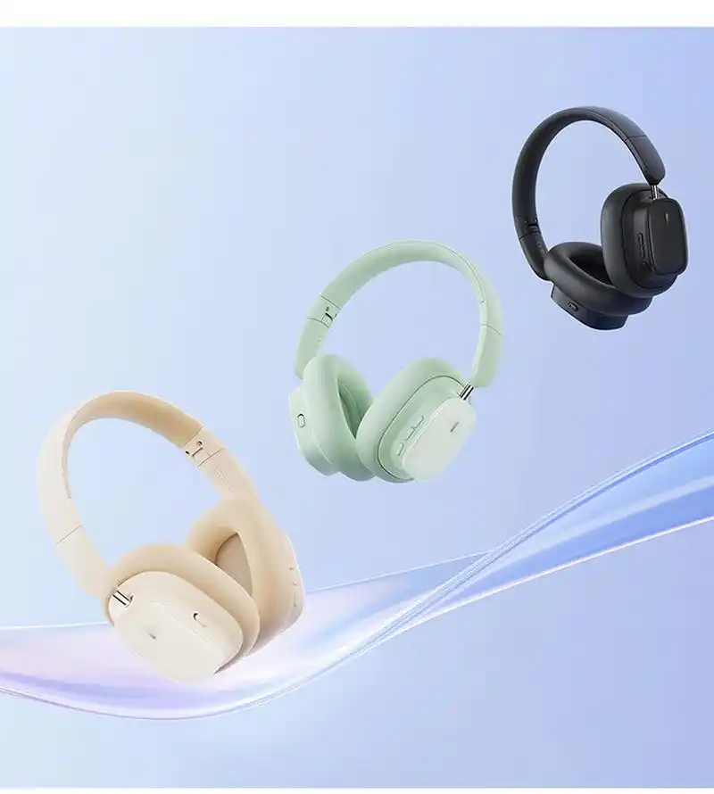 倍思h1i双金标版是一款头戴式蓝牙耳机,真无线设计,主动降噪,拥有100