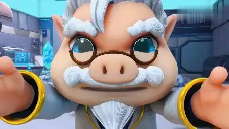 聪明的发明家猪布斯,他发明的机器人,真是太搞笑了!