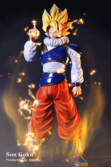 相册:超级赛亚人孙悟空 动态壁纸试作 by 小妖一个半 | hpoi手办维基