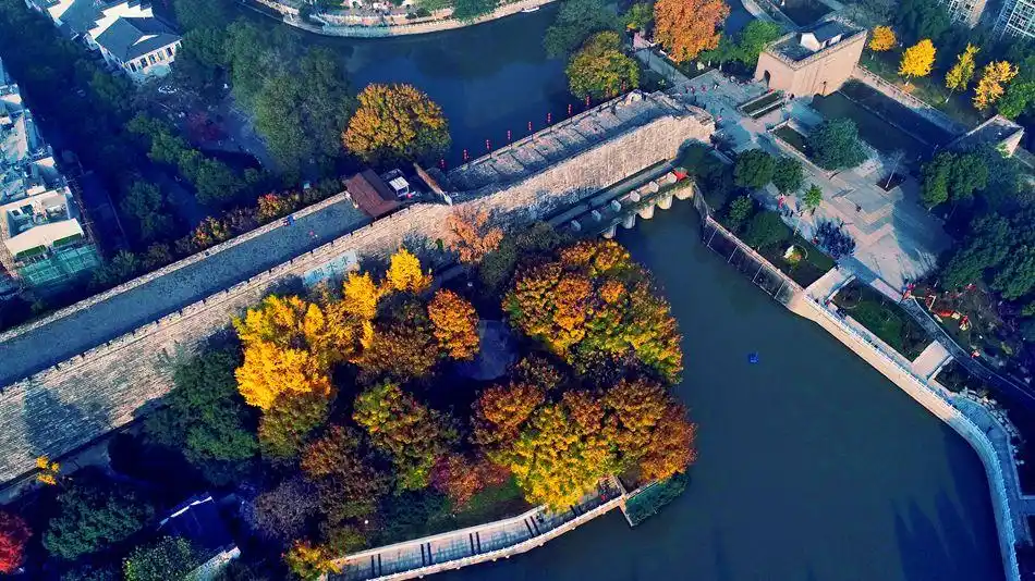 南京城墙摄影大赛作品|《鸟瞰明城墙》