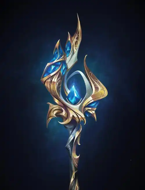 武器设计-法杖(附作画步骤)#原画  #我是原画插画师  #板绘厚涂