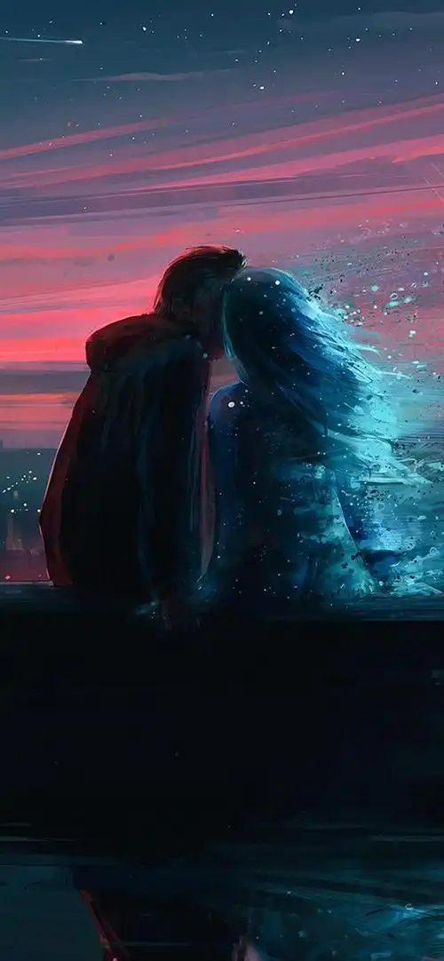 多彩壁纸627期|浪漫爱情插画手机壁纸 高清壁纸无水印