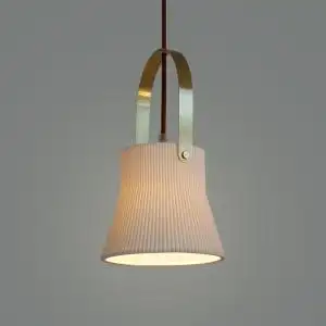 床头卧室黄铜小吊灯创意个性美式复古设计师装饰陶瓷艺术单个吊灯