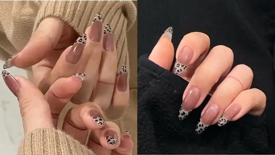 小众不撞款的十款豹纹美甲,又纯又欲,甜酷辣妹的专属