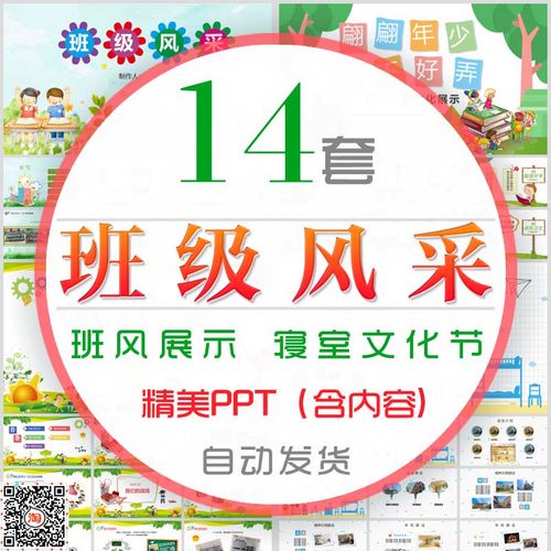 班级风采ppt模板班风展示班级文化寝室文化节翩翩年少弱不好弄wps