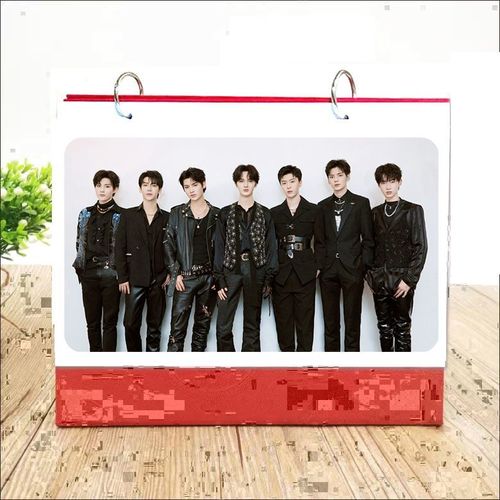 乐华七子next组合朱正廷周边同款高清海报房间台历照片lomo卡书签