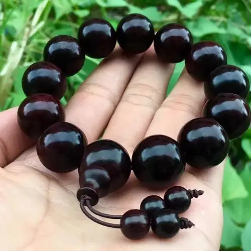 小叶紫檀的老包浆以为自己玩了假紫檀