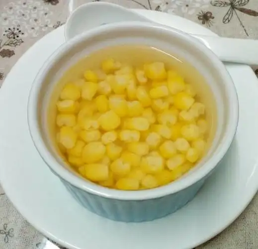 大花猫家有电了做的玉米糖水