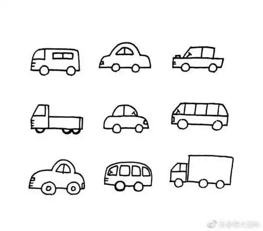 儿童交通标志简笔画儿童交通标志简笔画禁止停车