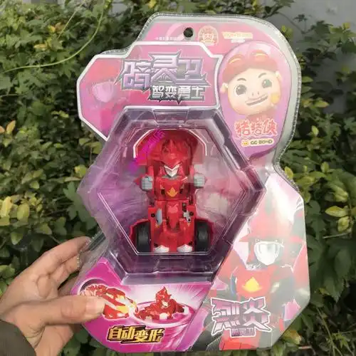 猪猪侠五灵锁智变勇士变形玩具五暗灵卫铁拳虎冰封鹿火焰鹤石甲熊声光