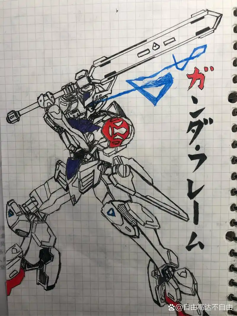巴巴托斯高达手绘,发一个