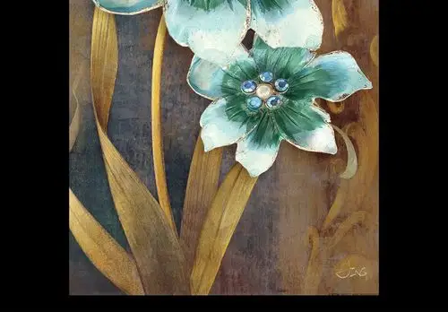 油画珠宝玄关复古怀旧过道背景