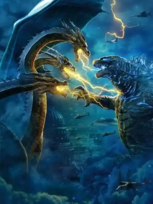 21传奇哥斯拉vs传奇王者基多拉 - 哔哩哔哩