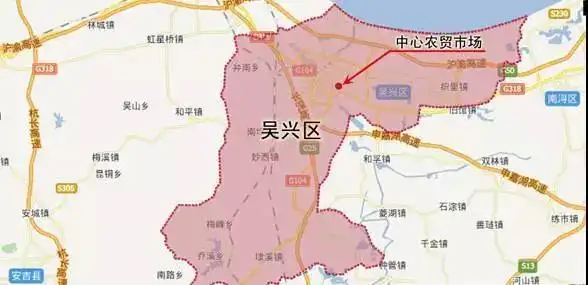湖州农贸市场设计案位于吴兴区东北方,被环城东路,外环东路,东街等几
