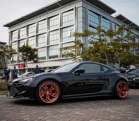 时尚风格 丰田86改装airbft气动避震