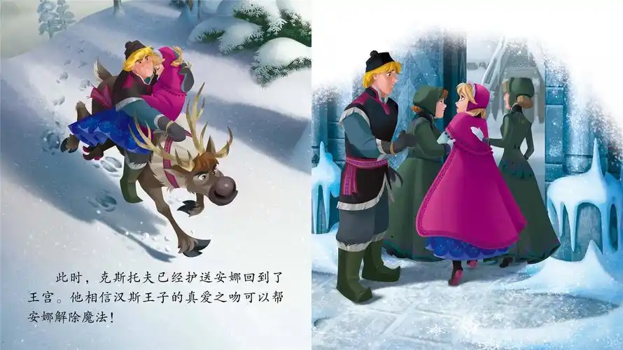 儿童绘本故事推荐《冰雪奇缘》