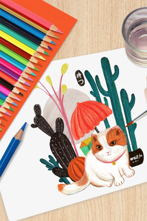 性彩铅36色48色画笔彩笔专业画画套装手绘成人72色初学者绘画儿童铅笔