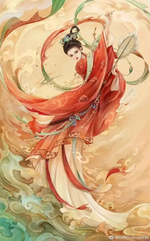 古风插画##九歌#众神九歌系列画师:哗哗huahua哗哗