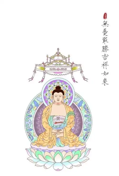 药师佛七佛无忧最胜吉祥如来