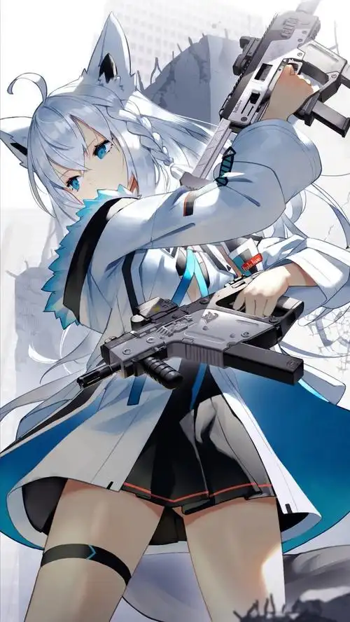 请问有哪位仙女有带枪的头像么最好是美女和枪
