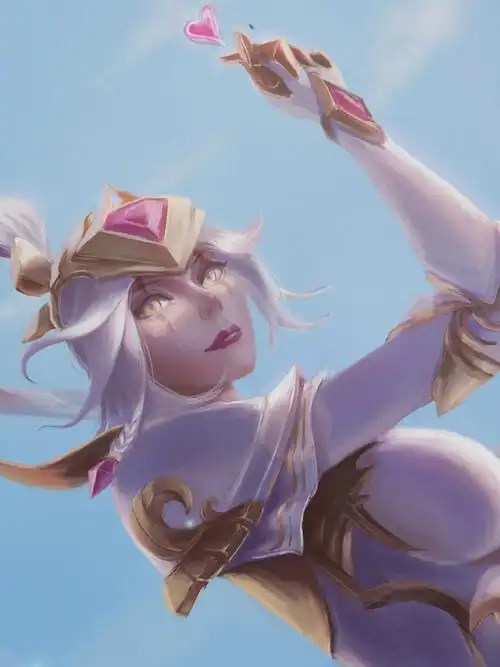 英雄联盟女帝皮肤皎月女神黛安娜同人