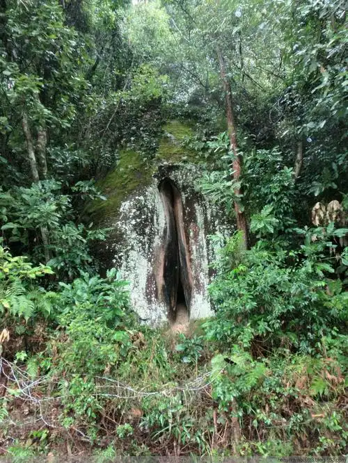 《韶关丹霞山的阴元石和阳元石》何明耀 作品 原创