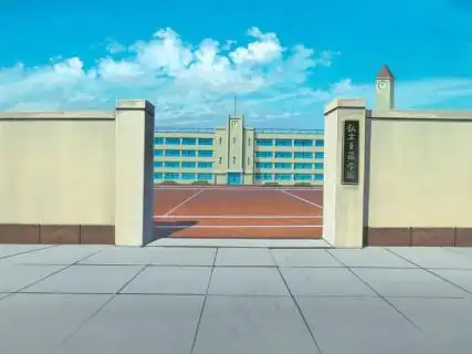 学校大门场景flash