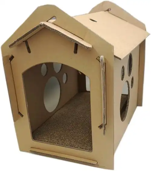 纸箱抓板玩具网红磨爪楞纸盒子猫纸带抓猫屋猫抓板