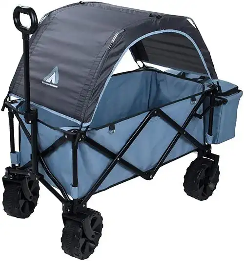 10t roof trolley 带屋顶可折叠手推车带冷却袋和后备箱沙滩车