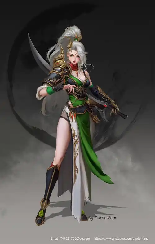 角色设定-侠女|插画|游戏原画|fenfangguo - 原创作品 - 站酷 (zcool)