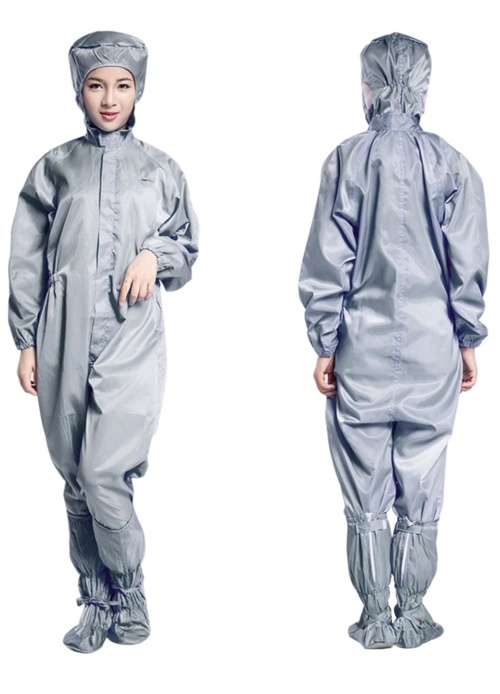 anti static cleanroom protective suit esd safety clothing