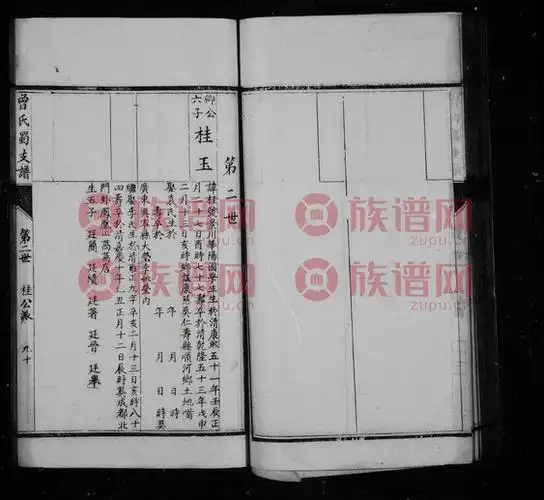 曾氏蜀支谱 - 曾氏堂号字辈查阅 - 族谱网