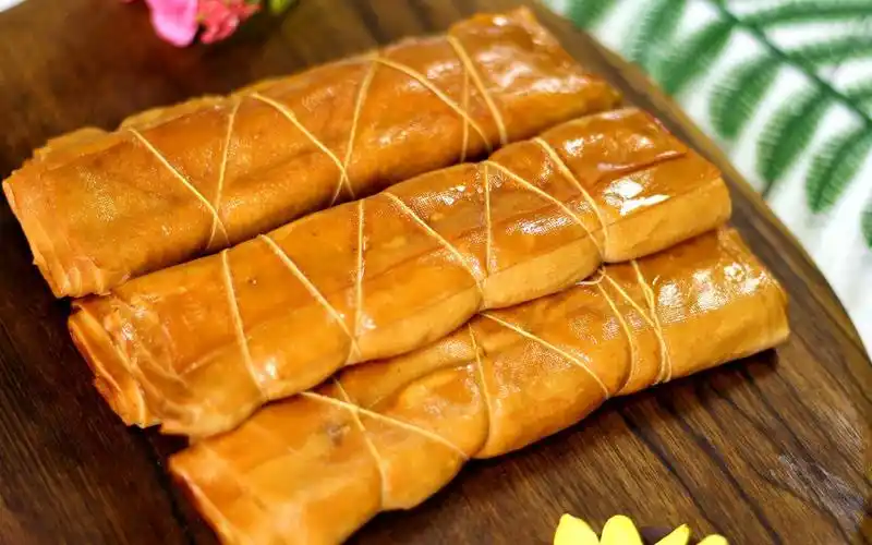 熟食店的熏干豆腐卷别再买了,自己在家也能做,做法简单一学就会