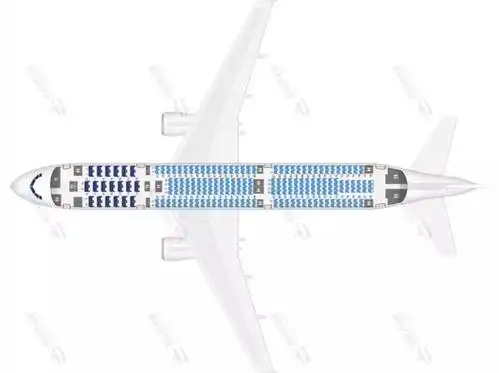 使用 a330机型执行 该航线往返座位数为 600个 中国东方航空空客330