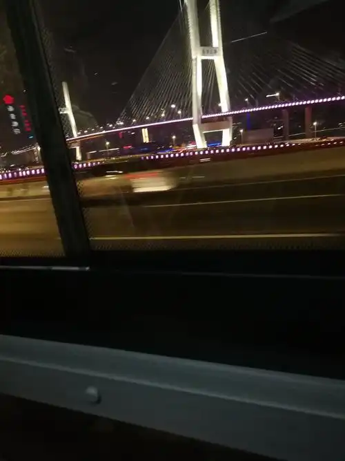 7月21日坐公交车上拍摄南浦大桥