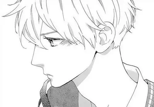 帅气冷漠脸动漫男生素描头像图片