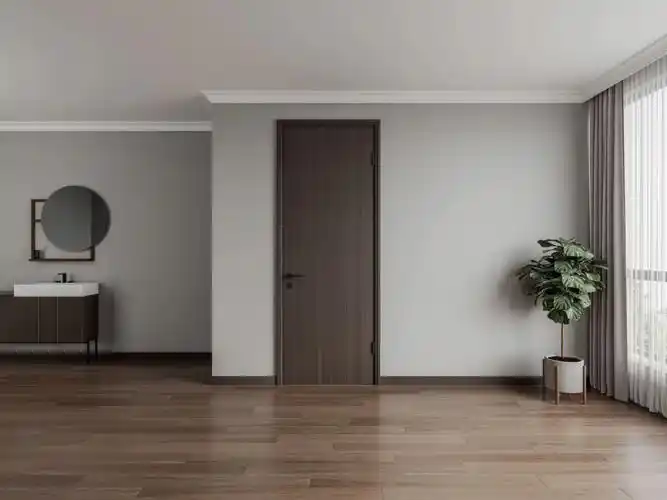 tata木门丨栗咖色静音门就是这么好看