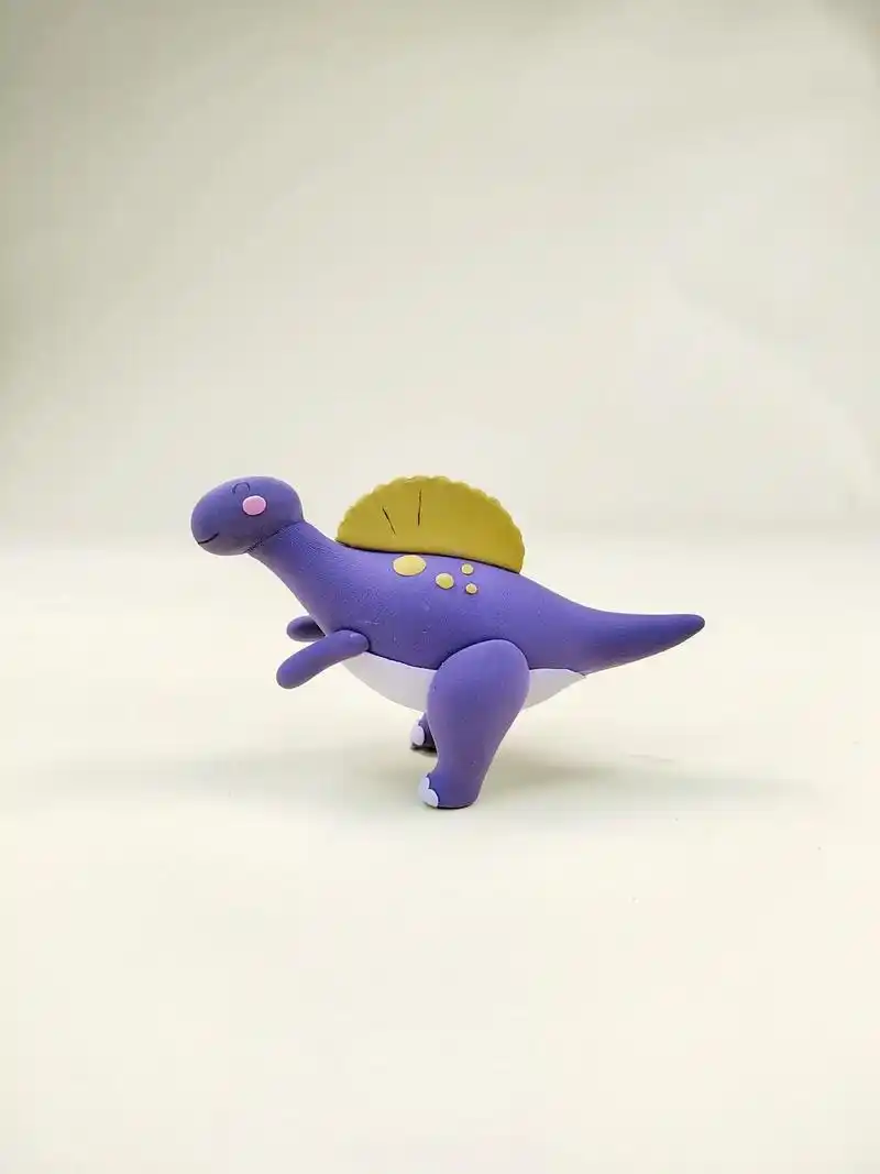 粘土恐龙教程第四集#超轻粘土 #粘土教程 #手工diy - 抖音