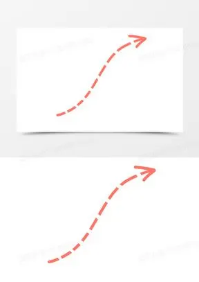 虚线箭头图片素材