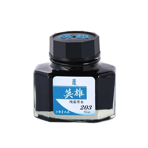 (310296)英雄(hero) 203 60ml 普通墨水 蓝色(单位:瓶)