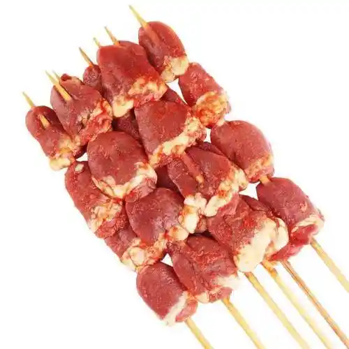 奥尔良鸡心串烧烤肉串30串鸡心串炭烧烤生鸡心串烧烤鸡心串一包30串