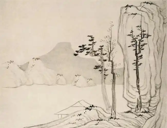 简洁明丽龚贤小品画欣赏