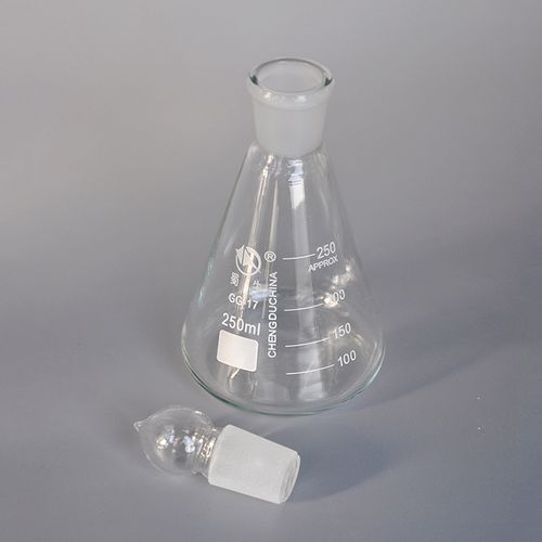 蜀牛具塞三角瓶锥形瓶 磨口带塞三角瓶具塞三角烧瓶wlbm03904022 250