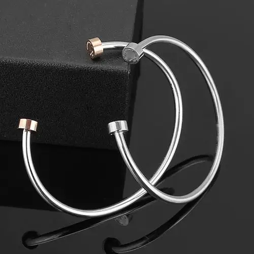 厂家批发316l不锈钢手镯 外贸热销女士开口手镯 创意新款手镯首饰