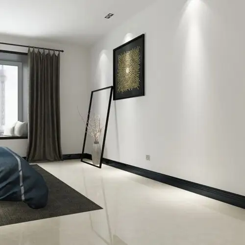 瓷砖地脚踢脚地砖波打大理石手持照明金叶小檗地线