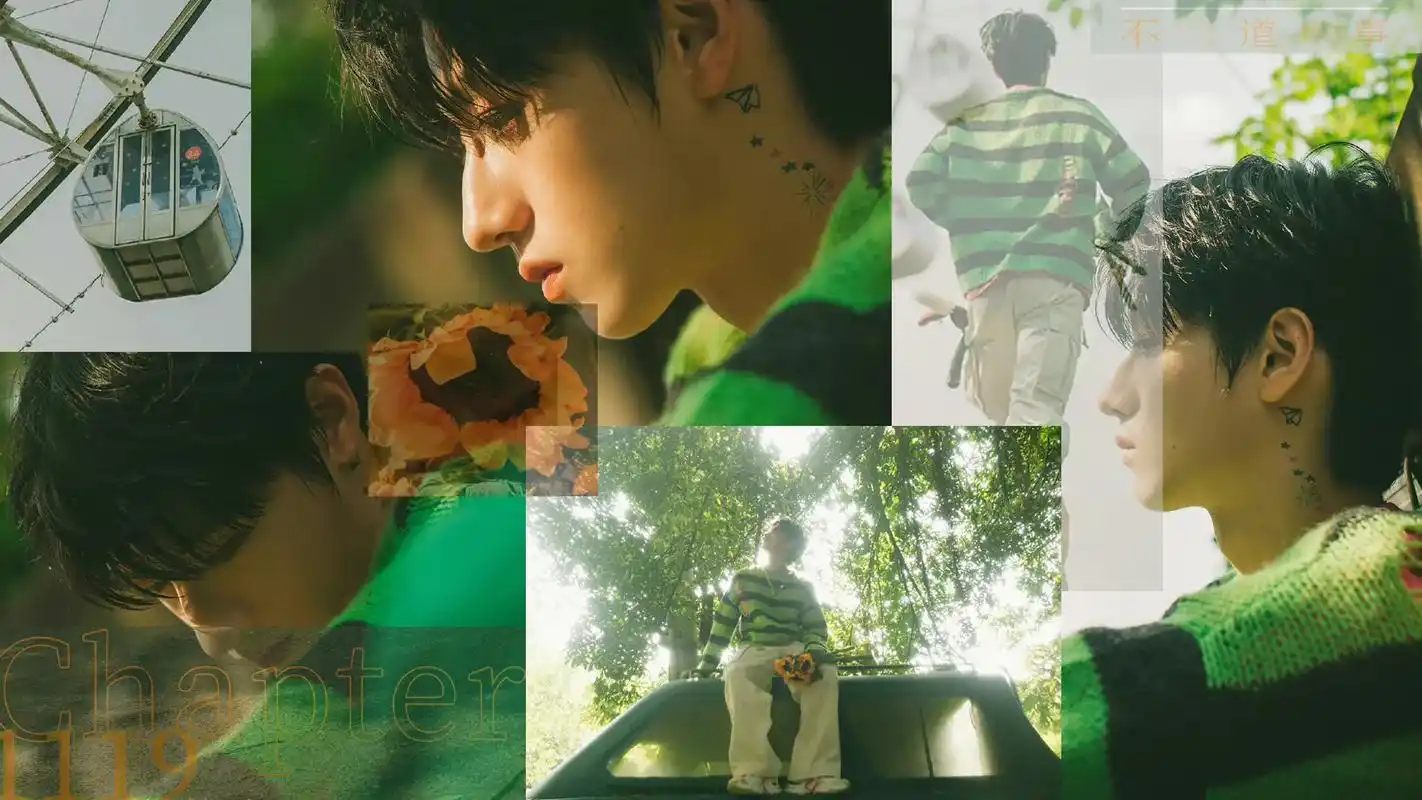 自己拼的电脑壁纸!供大家一起欣赏啊哈哈哈哈哈哈!#朱志鑫 - 抖音