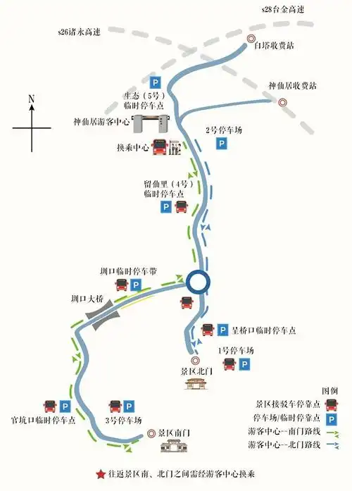 2,景区泊车神仙居景区位于浙江省台州市西部,距离最近的机场是台州