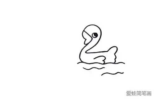 用数字2画小鸭子怎么画_小鸭子简笔画-简笔画大全