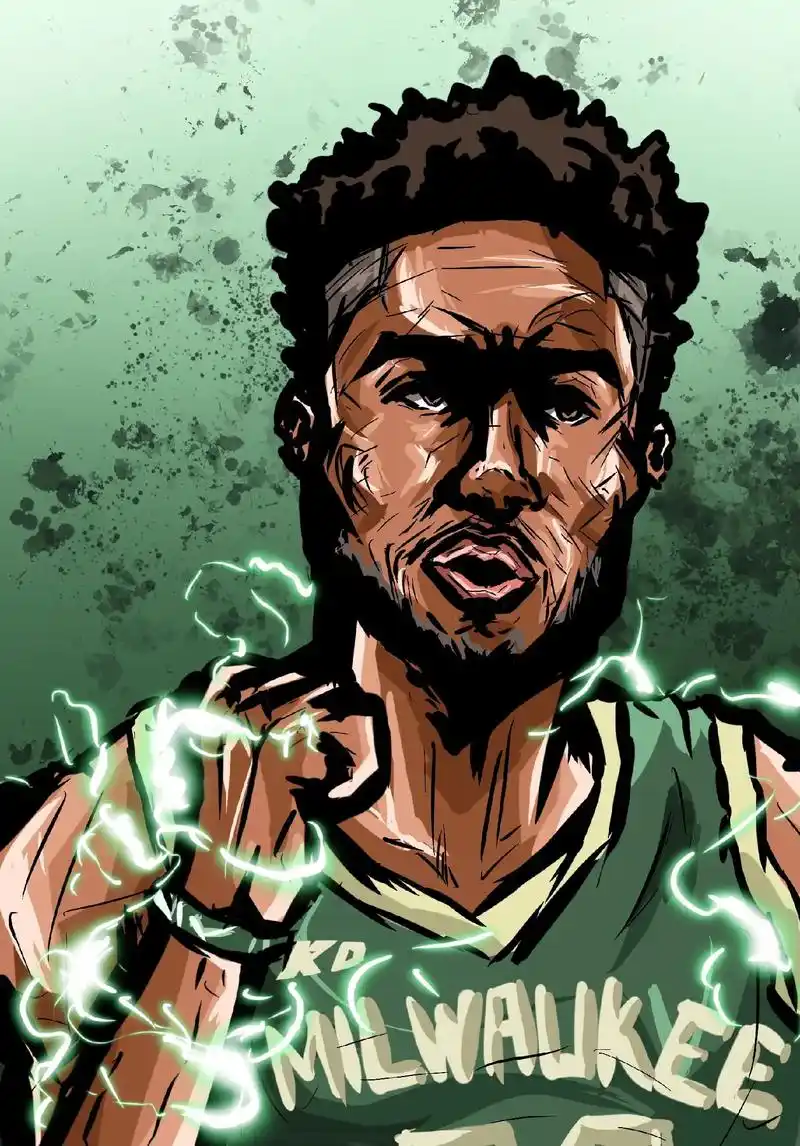 手绘 #字母哥 #nba 寄母菇 - 抖音